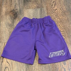 Purple Kids Mesh Shorts